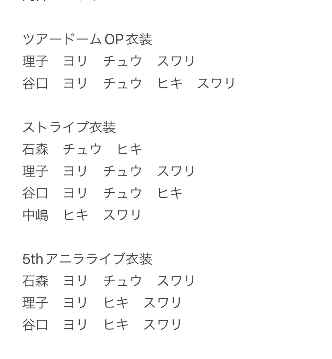airiko_s's tweet photo. 櫻坂46 生写真　トレ

ストライプ衣装、アニラライブ衣装、ドームOP衣装

譲：画像1.2.3

求：画像4（理子谷口優先）

🌸本日現地トレ https://t.co/OnTm0ufLQo