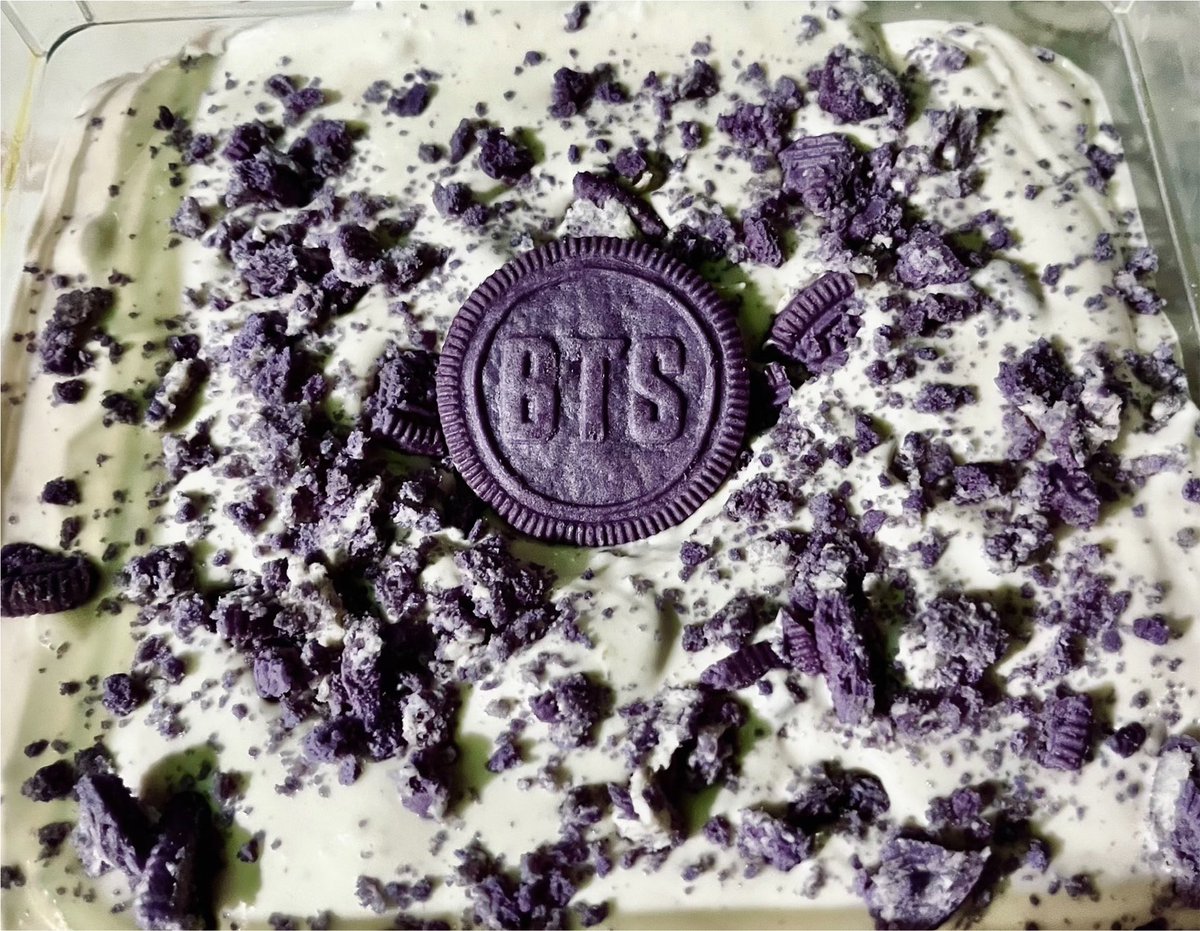_ccarass's tweet photo. BTS Oreo Ice Cream! 🍦💜

Les dejo la receta de mi helado de Oreo para interactuar. 

#ARMYsAgainstAbusers #ARMYsAgainstViolence
#ARMYsAgainstChrisBrown  !! https://t.co/Q4TRmgeJjC