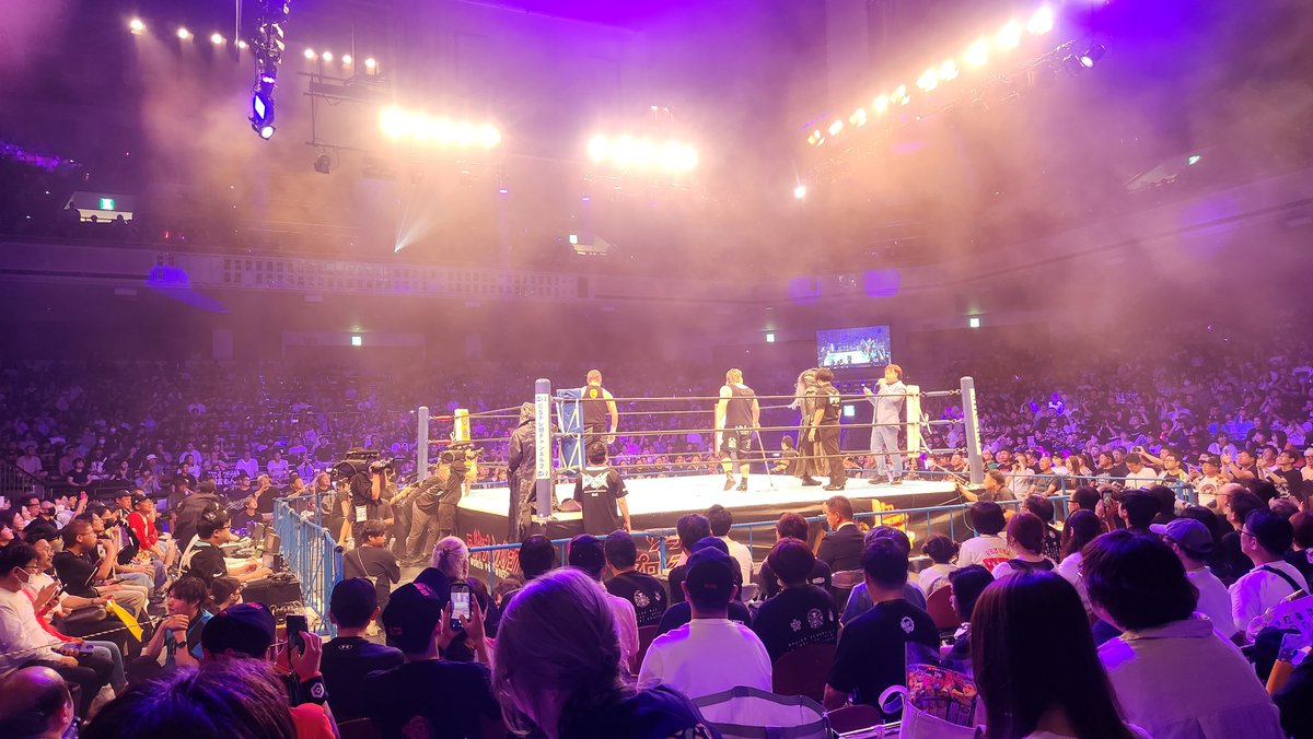 chibichacha's tweet photo. 今日はここから😁
#G1FINAL　#njpw https://t.co/VJhh2ZWYm1