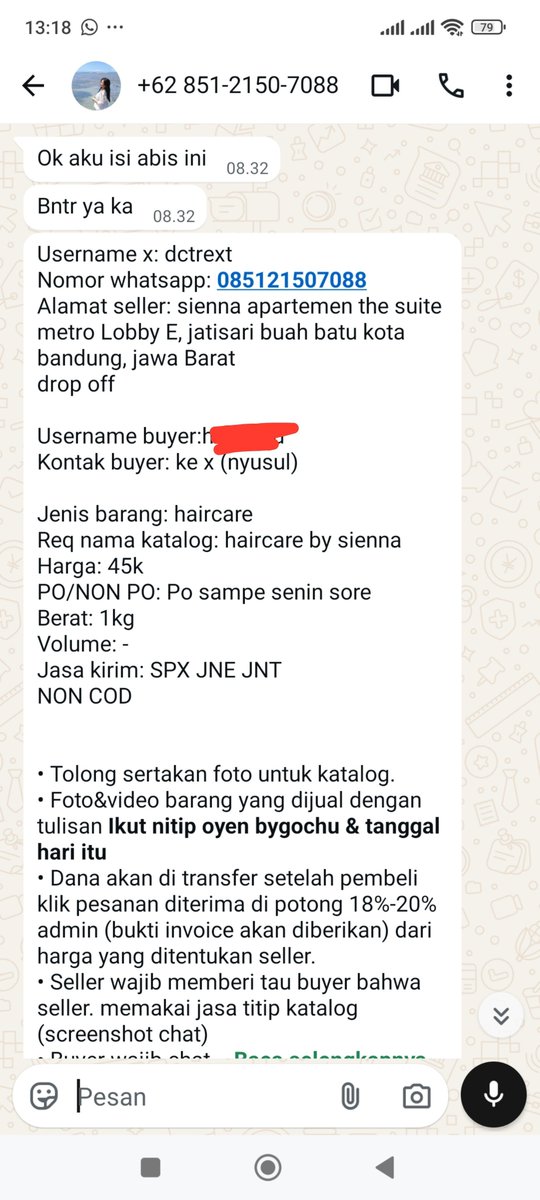 gotchujango's tweet photo. @dctrext Singkatnya memang aku kemarin lagi cari tambahan uang receh, terus dia nyari jasa titip CO aku rep, terus dia ke wa nitip 2 katalog, aku gatau kalau ternyata sistem dianya split payment ke buyer salah satu korbannya @chanescent https://t.co/gFaV0wsX2S