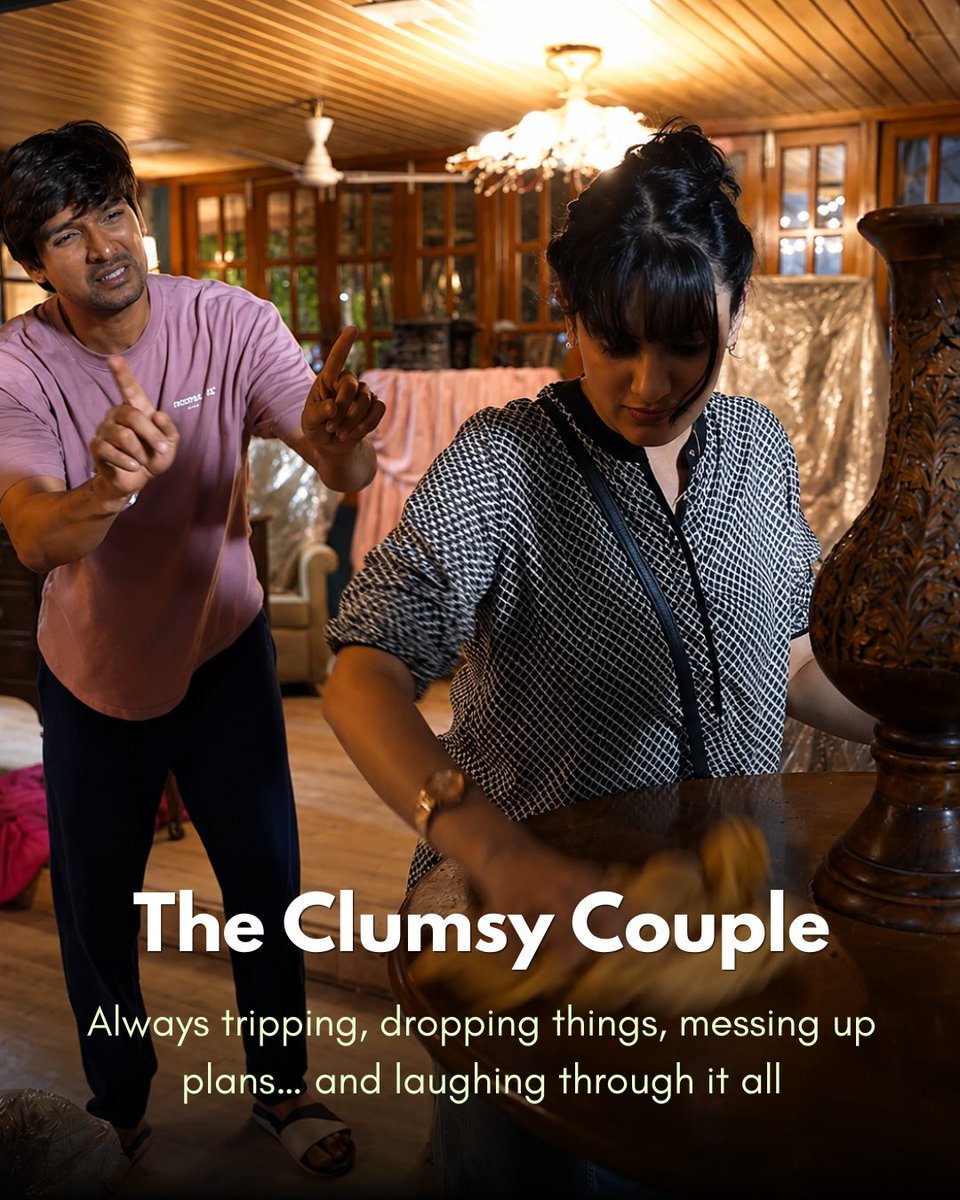 reeloidapp's tweet photo. Clumsy, crazy, foodie or hopelessly in love? 👀
Find your couple type &amp; tag your partner! 🫶

If you find your vibe here, don't forget to watch...Falling in Luck with You!
Streaming Live only on Reeloid Official😍

#MicroDrama #CoupleGoals #WhichCoupleAreYou #VerticalDrama #BestR https://t.co/AblCZCPkYe