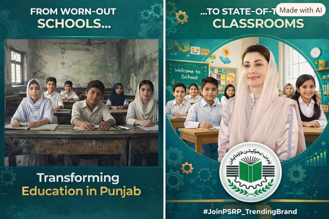PSRPlicens178's tweet photo. “From neglected spaces to learning spaces.”

@MaryamNSharif کے تحت PSRP میں خستہ حال سکولوں کو بہتر بنانے پر کام جاری ہے۔
نئی شکل، بہتر ماحول، اور بچوں کے لیے بہتر تعلیمی مواقع۔
#JoinPSRP_TrendingBrand https://t.co/V7C5oWgnju