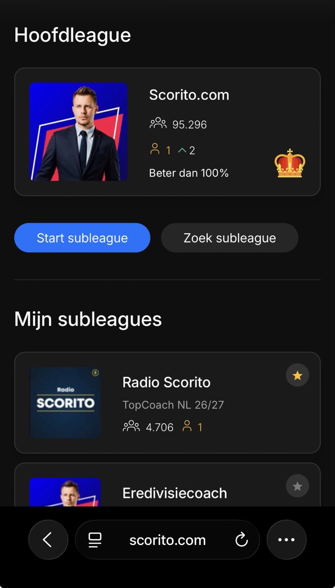 dassfsd1's tweet photo. Kon slechter beginnen😜 @scorito @MeneerScorito https://t.co/mvUo4mwq6S