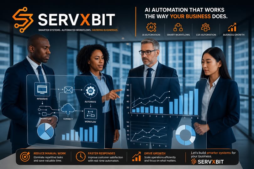 servxbit's tweet photo. Your business doesn’t need more tools—it needs smarter systems. Servxbit uses AI automation to reduce manual work, streamline operations, and help businesses scale smarter.
#Servxbit #AIAutomation https://t.co/uT5m83ri16