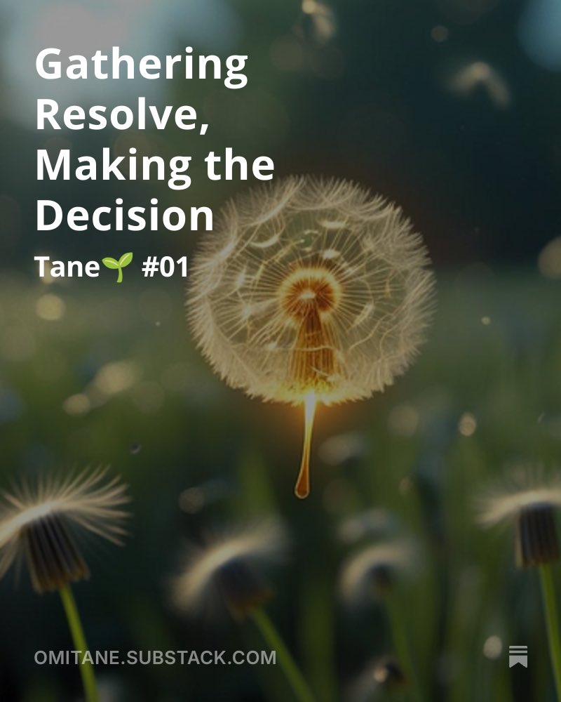 any_omi's tweet photo. 🌱 Start with Tane

Short and long reflections on understanding yourself, making choices, and growing through everyday life.

Read / listen ↓
Tane🌱：https://t.co/gwNK7e7GyO https://t.co/Mu4LIiVkcj