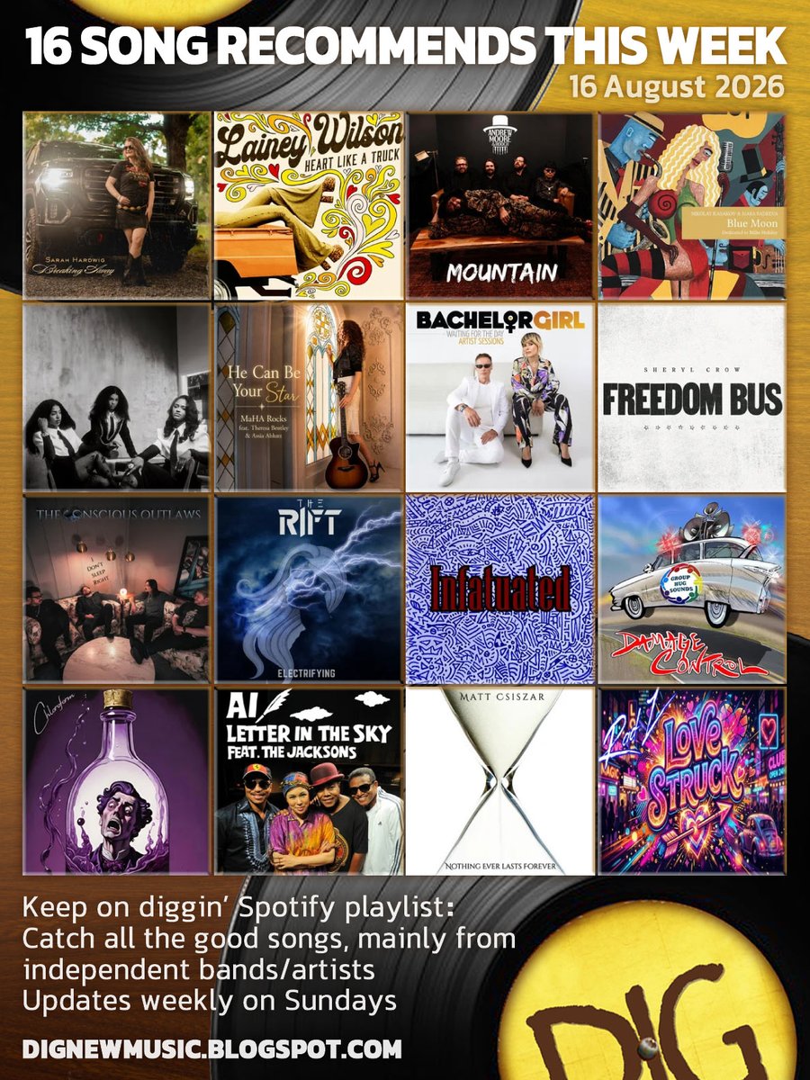 tonydufficy's tweet photo. highly recommend checking out all these fine music!
https://t.co/3EAL1N8W3p

🔊listen on Spotify: https://t.co/IA5htmktkO #nowplaying 
plz give the artists you like "💚 + follow" 🙆💯

#songsoftheweek #spotifyplaylist https://t.co/clN0Z3l993
