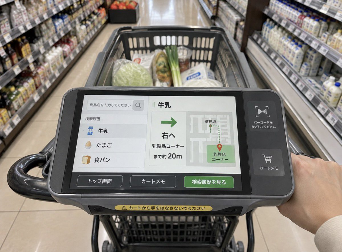 大型スーパーこれ導入してくれんかな？