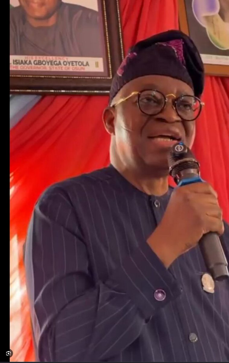 Iyoaiye_'s tweet photo. Believing that Gboyega Oyetola could deliver Osun State for the APC was arguably the biggest gamble we took as a party.

It was Ademola Adeleke who defeated Oyetola when he was a sitting Governor in the 2022 election. In 2023, the Adeleke factor was also instrumental in helping Atiku Abubakar win Osun—the only state he won across the entire South-West.

Oyetola could not deliver Osun for himself as a sitting Governor in 2022. He could not deliver the state for President Bola Ahmed Tinubu in the 2023 presidential election as the APC presidential candidate. Yet, we placed enormous confidence in him to deliver another APC candidate against Adeleke, who is now a sitting Governor and the same man who defeated him when he was in office.

Politics is a social science. It must be studied through history, facts, patterns, grassroots realities and political behaviour not through self-acclaimed political strength or empty rhetoric.

When history keeps repeating itself, wise political strategists pay attention.