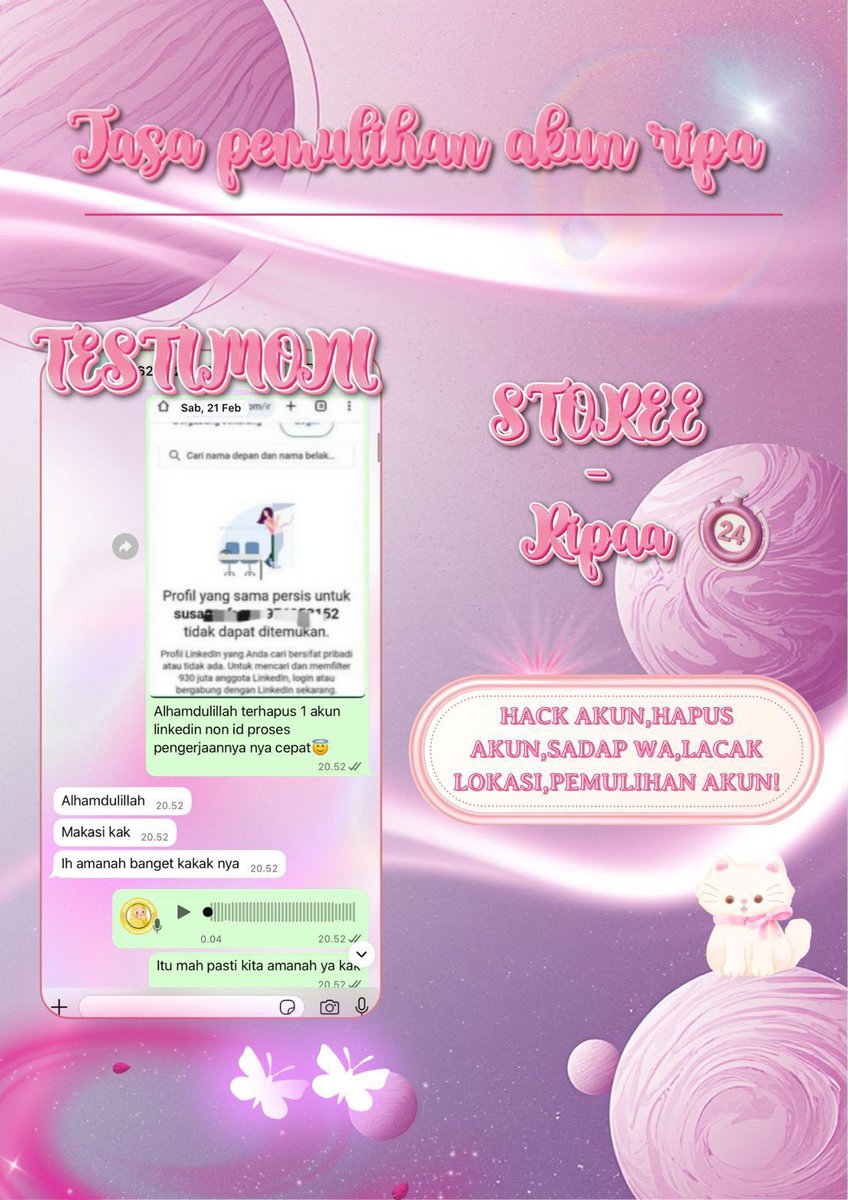 kecuft's tweet photo. Jasa Hapus Akun &amp; Pemulihan Akun,Balikin akun ??
 Akun bermasalah? Lupa akses? Atau ingin akun dihapus permanen? kami siap bantu 

❗️Jasa hapus akun
❗️Sadap wa/akun  ❗️Jasa balikin akun terkena hack/disable ❗️Proses cepat &amp; aman ❗️Privasi terjaga
#zonauang
Fast  wa di bio🙌 https://t.co/OIKRpyulLa