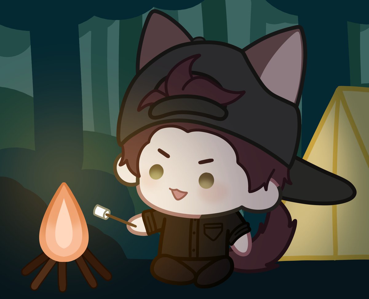 ErisMothfire's tweet photo. Dear Valko,

Happy Qixi! I wish we could spend it together, but I know you are on your camping trip :3 I packed you some extra chocolate for it.

𖹭 your little moth

#ValkoWorldwide #ValkosPawPrints #BringValkoBack

you're next @zoe_finnster https://t.co/swpoVvLO1o