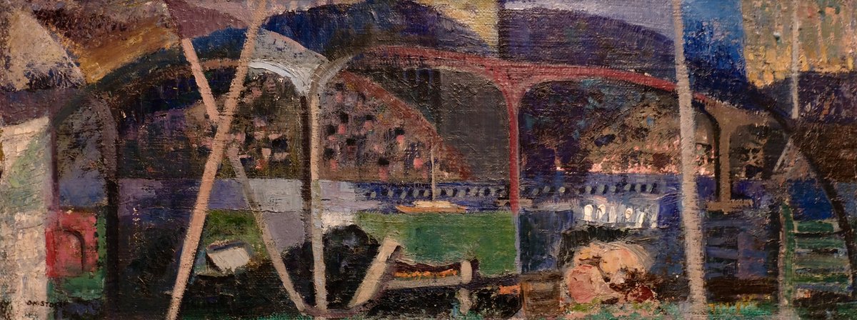 1EarthVillage's tweet photo. Becoming modern. If you’re Tasmanian &amp; you’re curious about artists who helped shape how we see ourselves, check out the current exhibition at the @tasmuseum. Curiously, some of these rarely exhibited. Patricia Giles, Rosamond McCulloch, Dorothy Stoner, Eileen Brooker.
#Tasmanian https://t.co/m0bEua4133