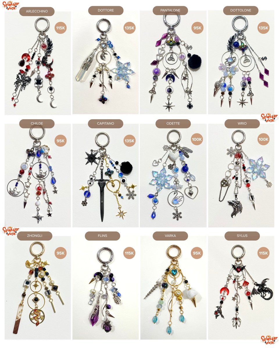 splatterdusk's tweet photo. ✨PRE-ORDER + GA✨
• Handmade Keychain •

Fandom : Genshin, Hsr, Lads
🗓️ 16 - 18 August 
📦 Shipping mid Oct 
🌏 INTL OK (DM first) 

Link PO : https://t.co/qtnl1xHu1Q

✅ GA buat 1 org : rt + like + rep mau yg mana 

‼️ CUSTOM RIBBON : OPEN LIMITED SLOT (more info 👇) https://t.co/uEYc6I8HJH