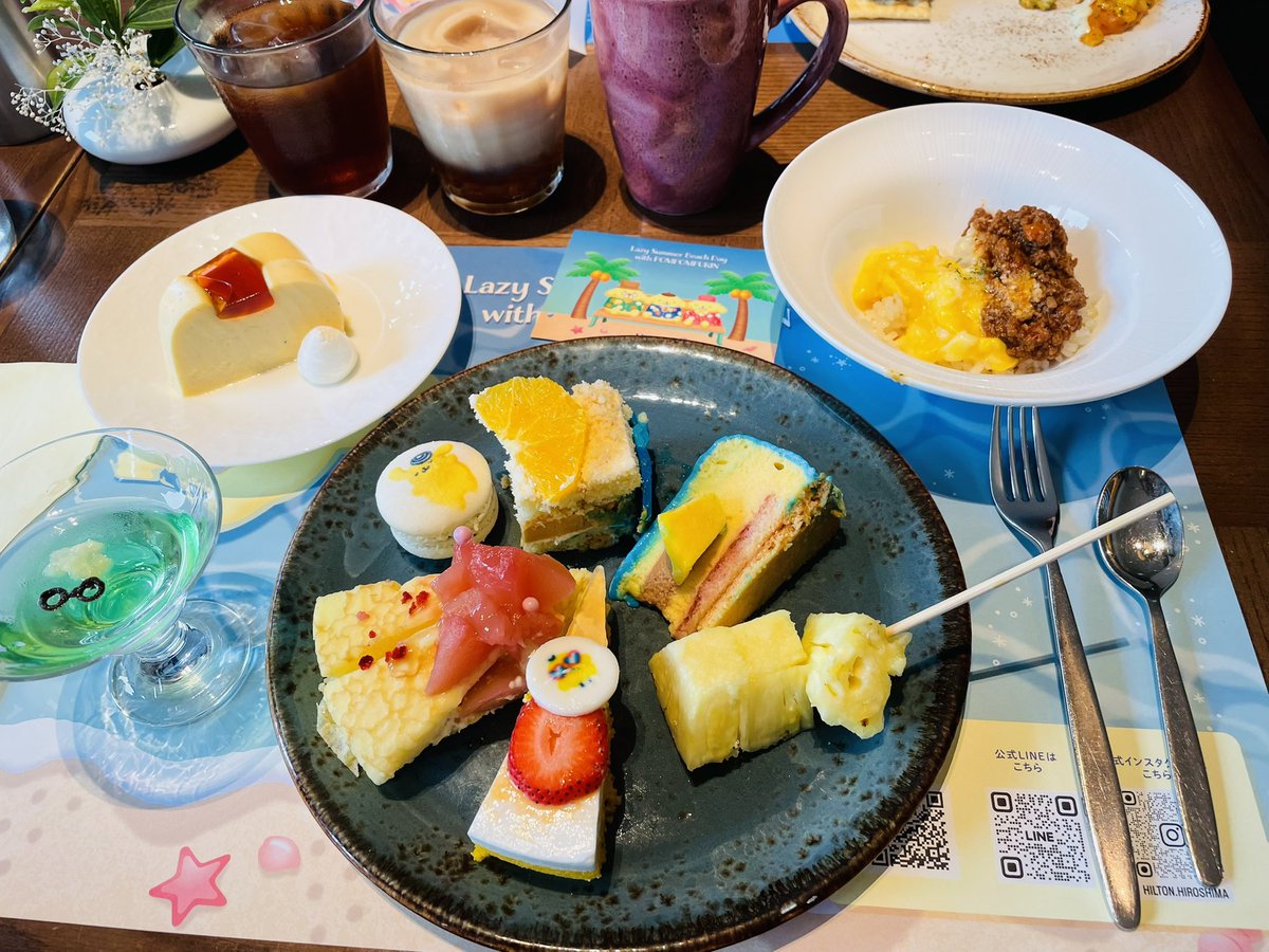 megyunui's tweet photo. 本日は、姪っ子らとポムポムプリン🍮ビュッフェに行ってきました〜❣️❣️❣️❣️❣️
可愛くて美味しくて本当に最高でした😋 https://t.co/HExaHhYu8F