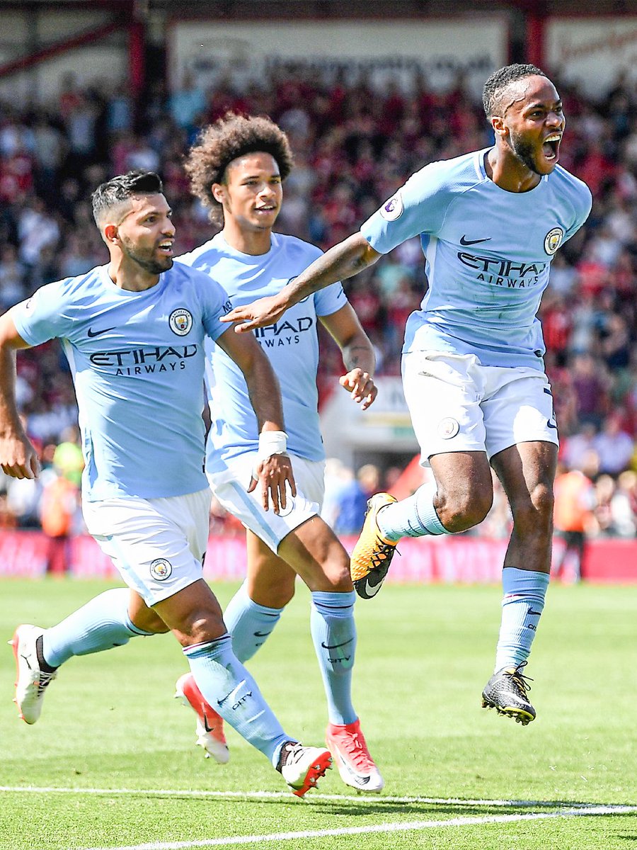 footballontnt's tweet photo. The streets won’t forget this Manchester City front three 😮‍💨 https://t.co/wHHMisFyfs