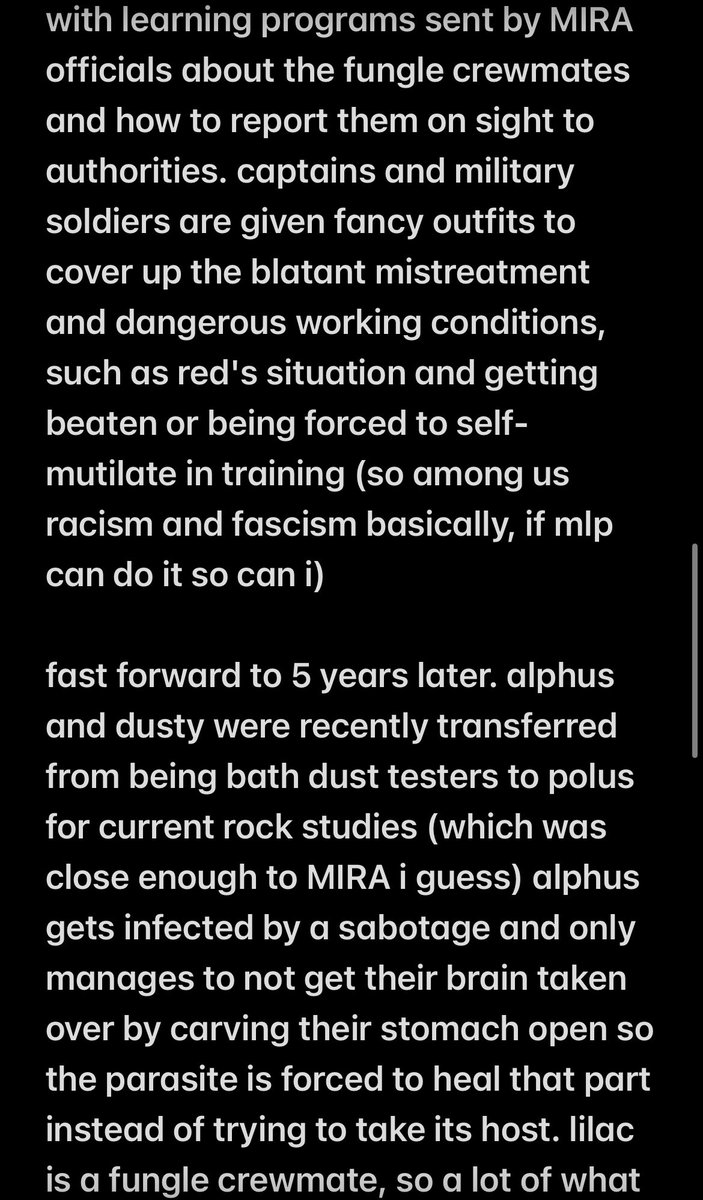 mortyprimer's tweet photo. eek! my among us oc lore thread (contains topics of racism and fascism)

very very loosely based on the show but also not really, it mainly focuses on pink and the atrocities they committed on polus to revive MIRA from a struggling company to an authoritarian nation https://t.co/26ntCahQXY