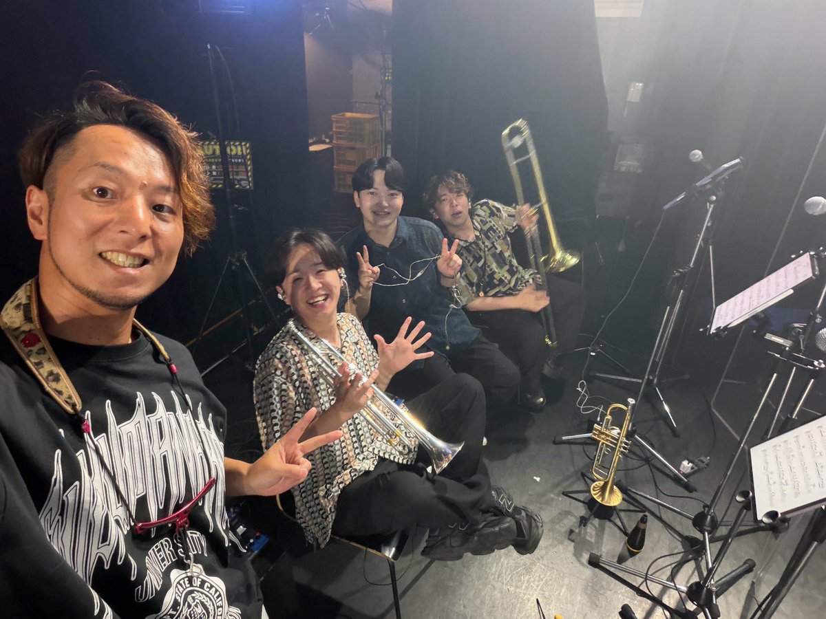 spjikou's tweet photo. Ringwanderung LIVE TOUR [GROOVE]
BAND SET ONE MAN LIVE  

あっという間のライブでした、、会場が一体となって、めちゃくちゃ熱い空間でした🔥

@117junjiman Juny-aさんのホーンアレンジもカッコ良すぎで最高でした🎷🎺🪊

9/23も楽しみです！よろしくお願いします！

#リンワン https://t.co/hvulQ4duUp
