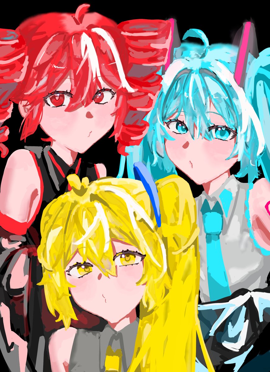 utenn2525's tweet photo. ネオン！！！！！！
＃初音ミク　＃重音テト　＃亞北ネル https://t.co/TjRh7jCVy6