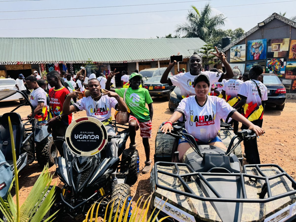 WasswaEmma_'s tweet photo. The Fun at Kampala Tourism walk was massive 

Thank u Satellite Tours &amp; Travel for the Quads and water

@daviskakama 

#kampalaTourismWalk https://t.co/lfIG3DLtxY
