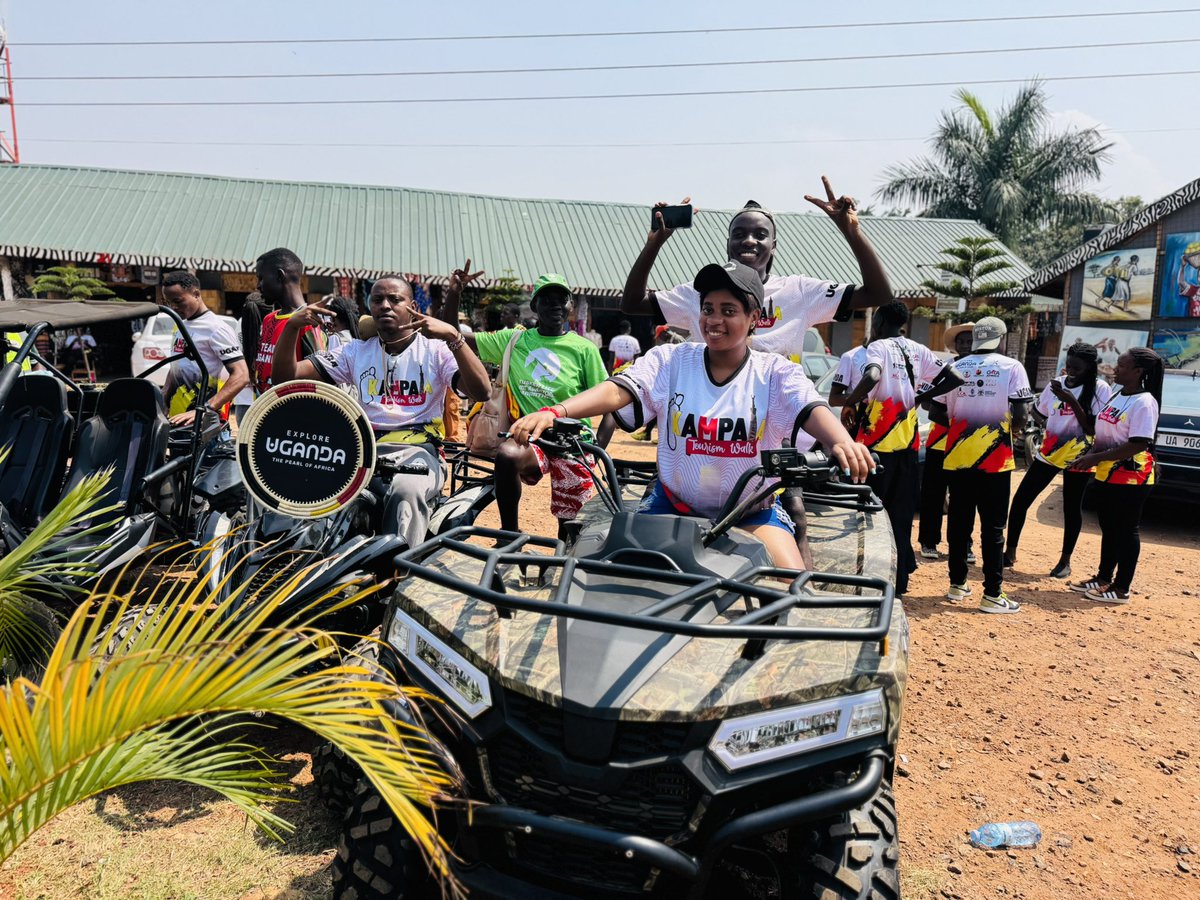 WasswaEmma_'s tweet photo. The Fun at Kampala Tourism walk was massive 

Thank u Satellite Tours &amp; Travel for the Quads and water

@daviskakama 

#kampalaTourismWalk https://t.co/lfIG3DLtxY