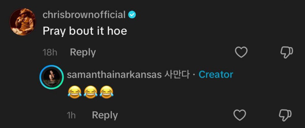 jmtokyos's tweet photo. Pra quem tá perdido, Chris Brown chamou uma army de v4dia nos comentários do TikTok por ela estar falando de toda aquela situação e não apoiar suas atitudes. Depois, ele apagou o comentário.

🚨 COPIA E COLA A TAG ABAIXO NOS COMENTÁRIOS DE UM À SETE POR EXTENSO! ⬇️

#ARMYsAgainstAbusers
#ARMYsAgainstViolence 
#ARMYsAgainstChrisBrown