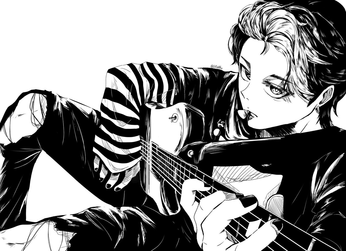 HSp0ko's tweet photo. ⚡︎
 #MrsGREENAPPLE  #若井滉斗 
 #ミセス絵描きさんと繋がりたい https://t.co/uNqQjkeTSP