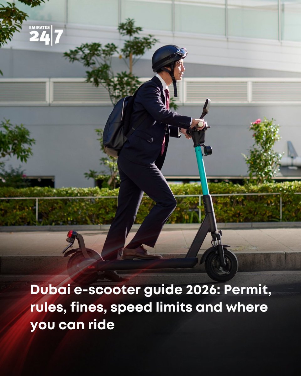 Emirates247's tweet photo. Over the past decade, you’ve likely seen a rise in e-scooters around the city. This micro-mobility solution offers a convenient way to get around, especially for short distances, but comes with its own special set of regulations and considerations.

https://t.co/BrERPoZ0B9 https://t.co/iK5ZO0nhCw
