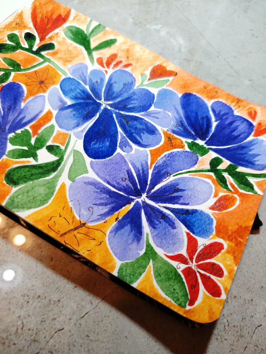 SenpaiiVin's tweet photo. [Step into a vibrant watercolor workshop! Watch bold blooms bloom on paper, feel the magic of blending hues—your next creative adventure starts here.  #ArtFun #CreativeMoments] https://t.co/fBTG9OSC3l