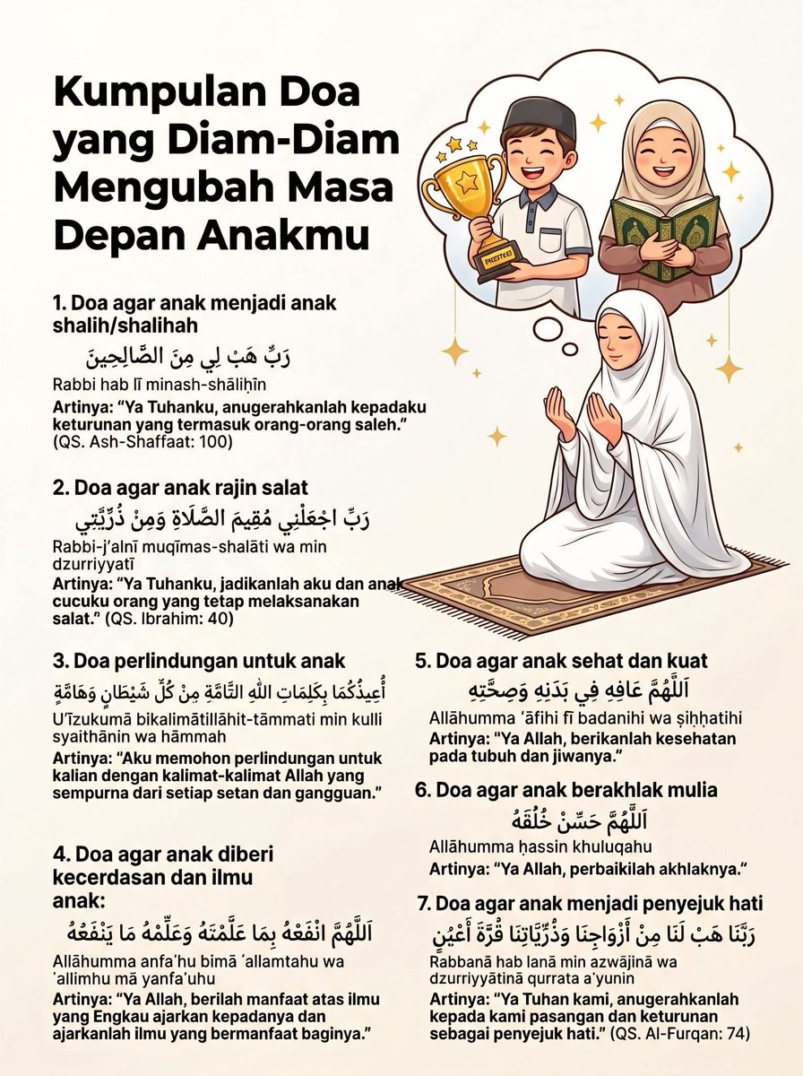 untitled246's tweet photo. Ayah bunda, bacakan doa ini buat anak anak ya 🤍 https://t.co/mkfJYmmbtg