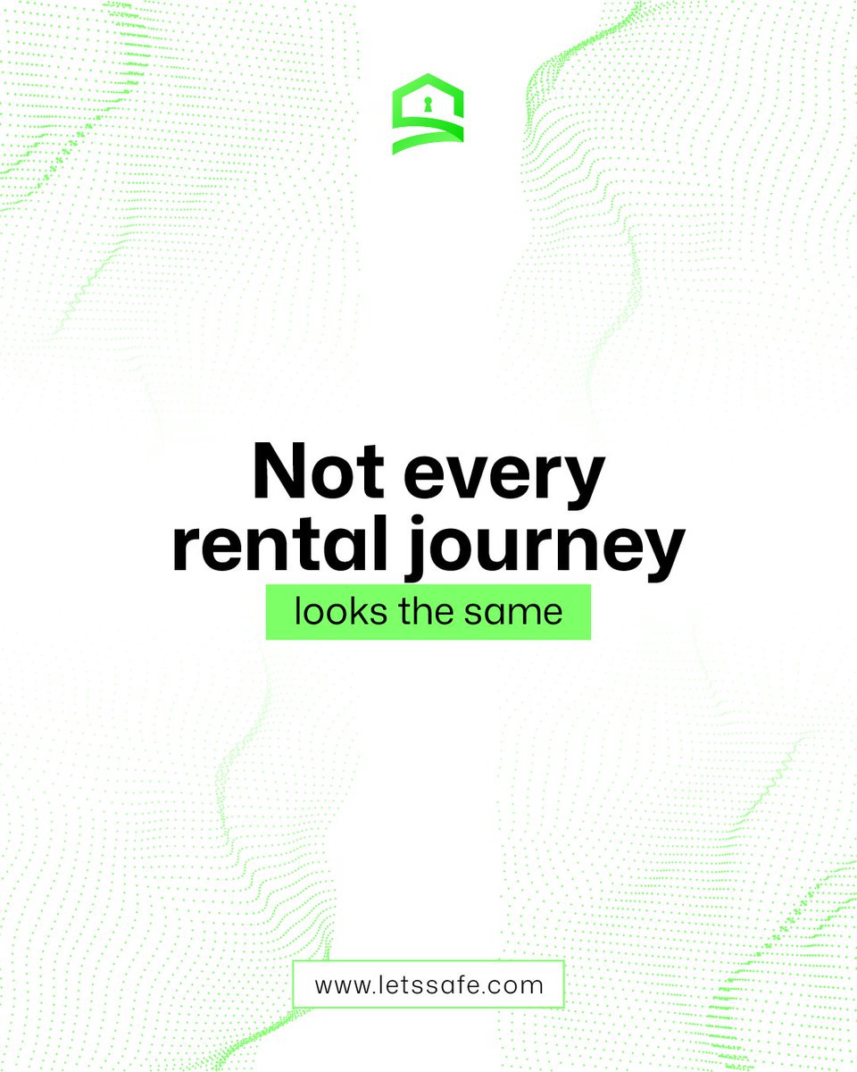 letssafe's tweet photo. Different tenants, different properties, and different situations all bring their own considerations.
That is why flexible support and clearer options matter so much across the rental process.
A more adaptable approach helps people move forward with fewer unnecessary obstacles. https://t.co/rp91KkbeHI