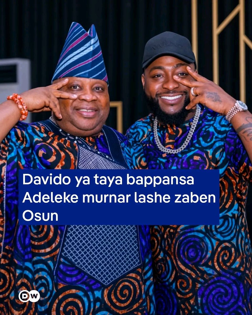 SANISALIS6's tweet photo. Congratulations to Adeleke fam on their victory 🥰💯✊️
@davido https://t.co/AQm9KmN9Rm