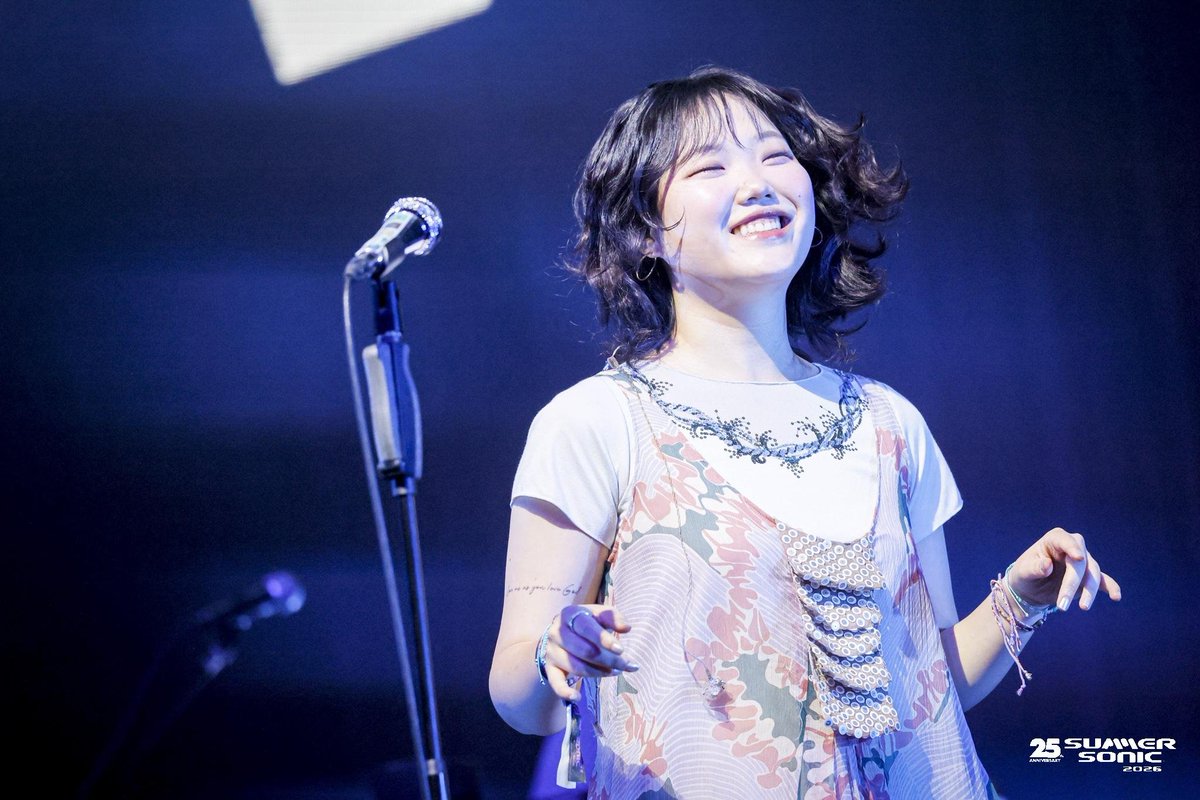 akmu_updates's tweet photo. [260816] AKMU performs at 'SUMMER SONIC 2026' - Tokyo 🇯���

📌 Setlist:
1. Spring Colors
2. Paid With Bugs
3. How People Move
4. Love Lee
5. 200%
6. Joy, Sorrow, A Beautiful Heart
7. Nakka
8. Dinosaur
9. Endangered Love (Chanhyuk &amp; Suhyun)
10. Last Goodbye
11. Stains

---

[1/3] https://t.co/F24PUvj43f