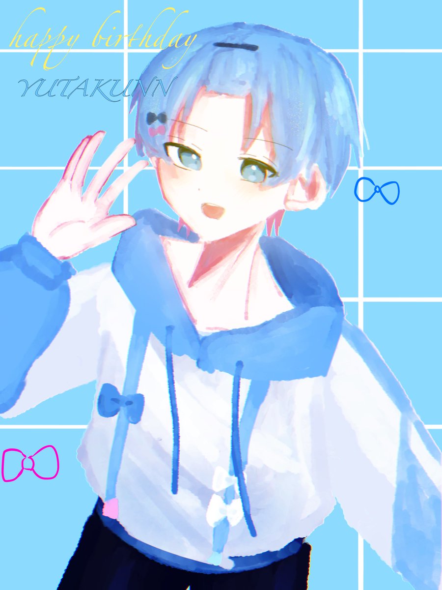 himacoroART's tweet photo. ゆたたお誕生日おめでとうございます！🎉
#ゆたくんの自由帳　#ゆたくん誕生祭2026 https://t.co/fPjAGUWm0V