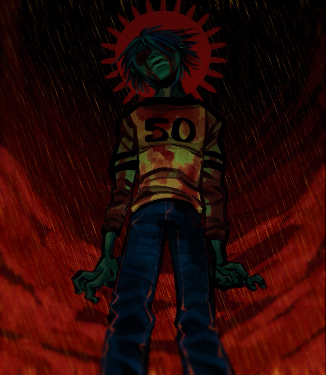 bedazzledolives's tweet photo. blue haired black eyed god 👁🩸 #gorillaz https://t.co/OBTgkyPoiK