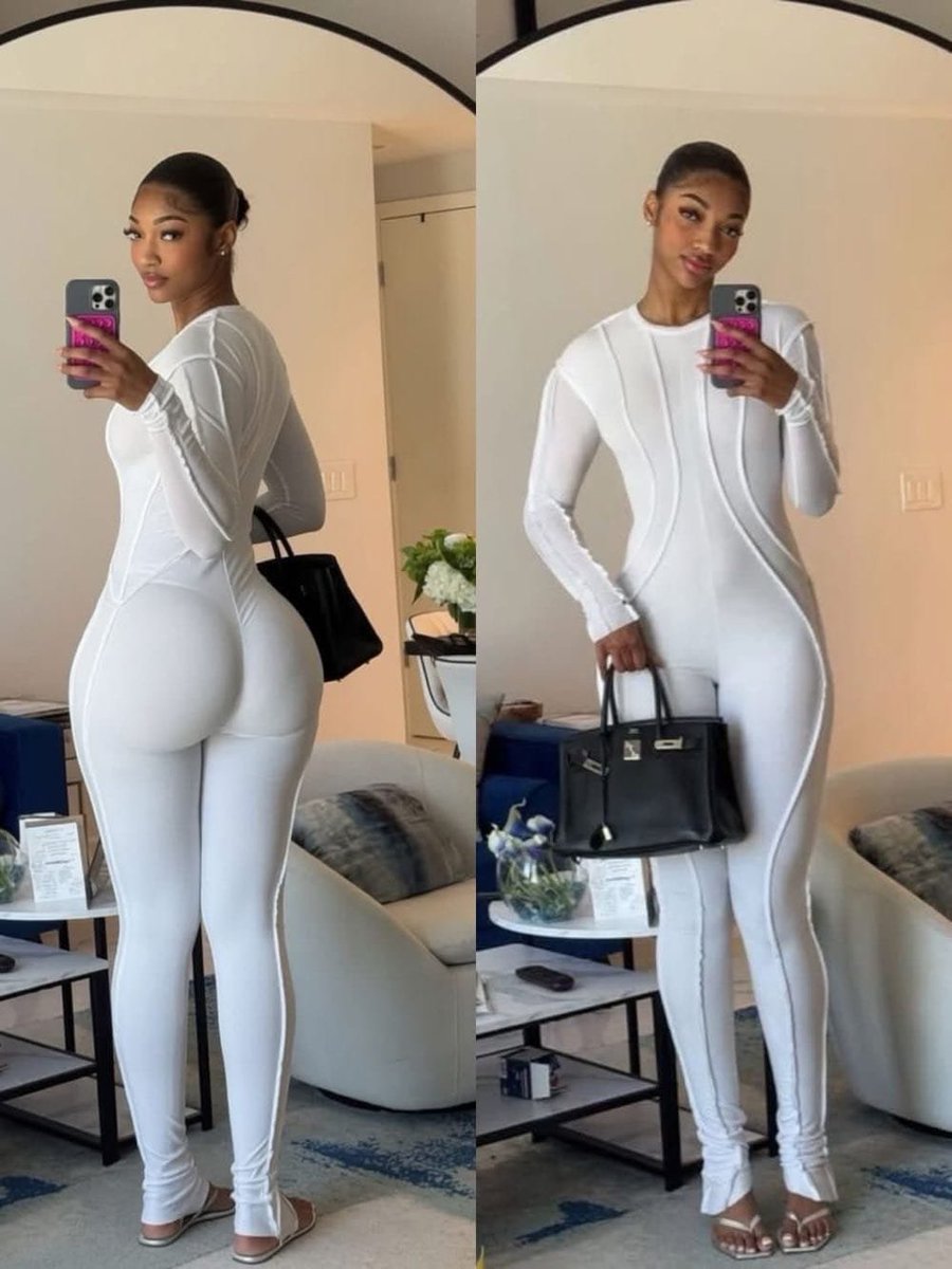 Babess_xx's tweet photo. Angel Reese in white. https://t.co/0SskKKUnPQ