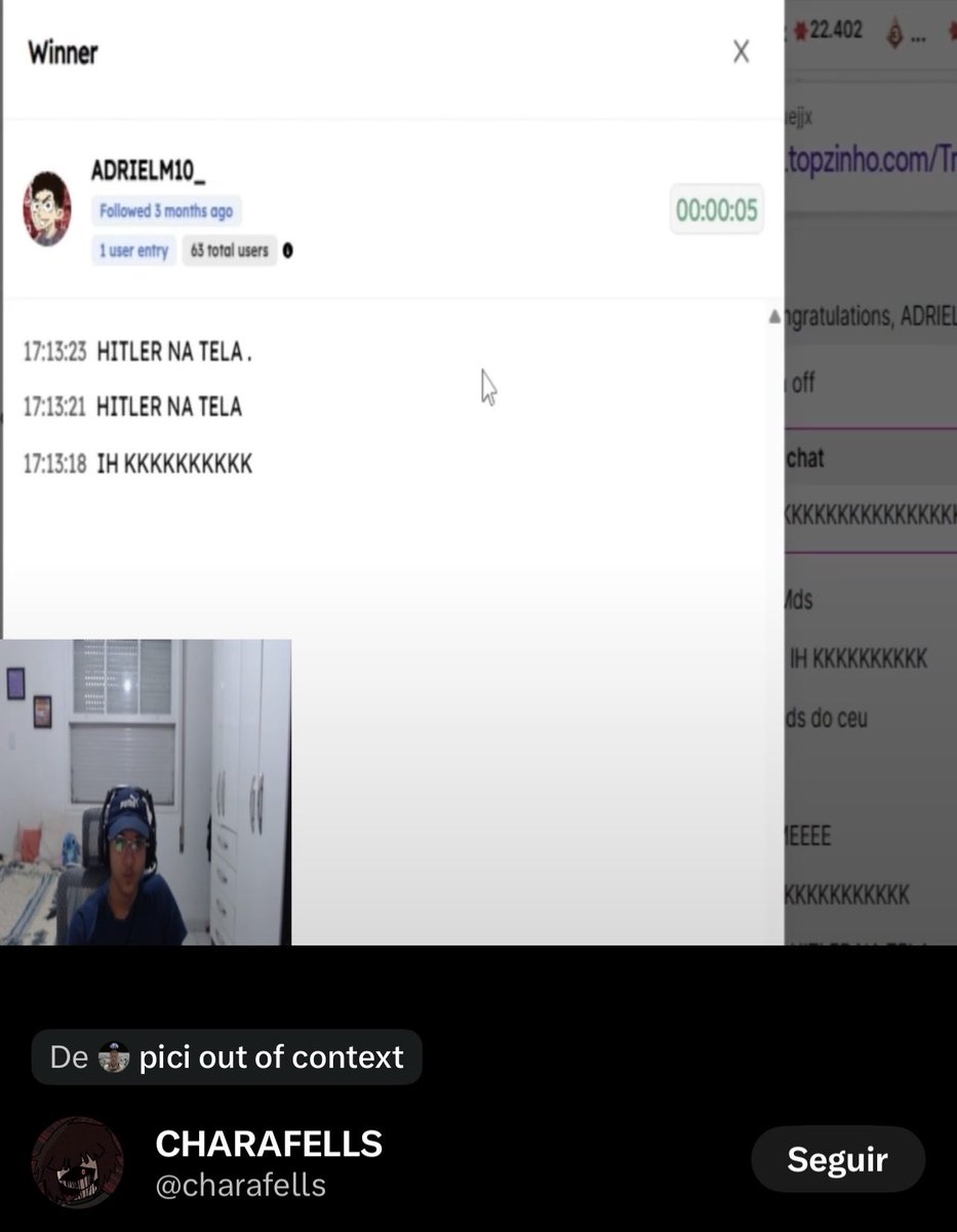 jeff_andrades's tweet photo. @charafells @hoje_no Eu já havia percebido pelo teor das suas postagens, Pedro. Não precisa confirmar. https://t.co/H65HPtl8ZM