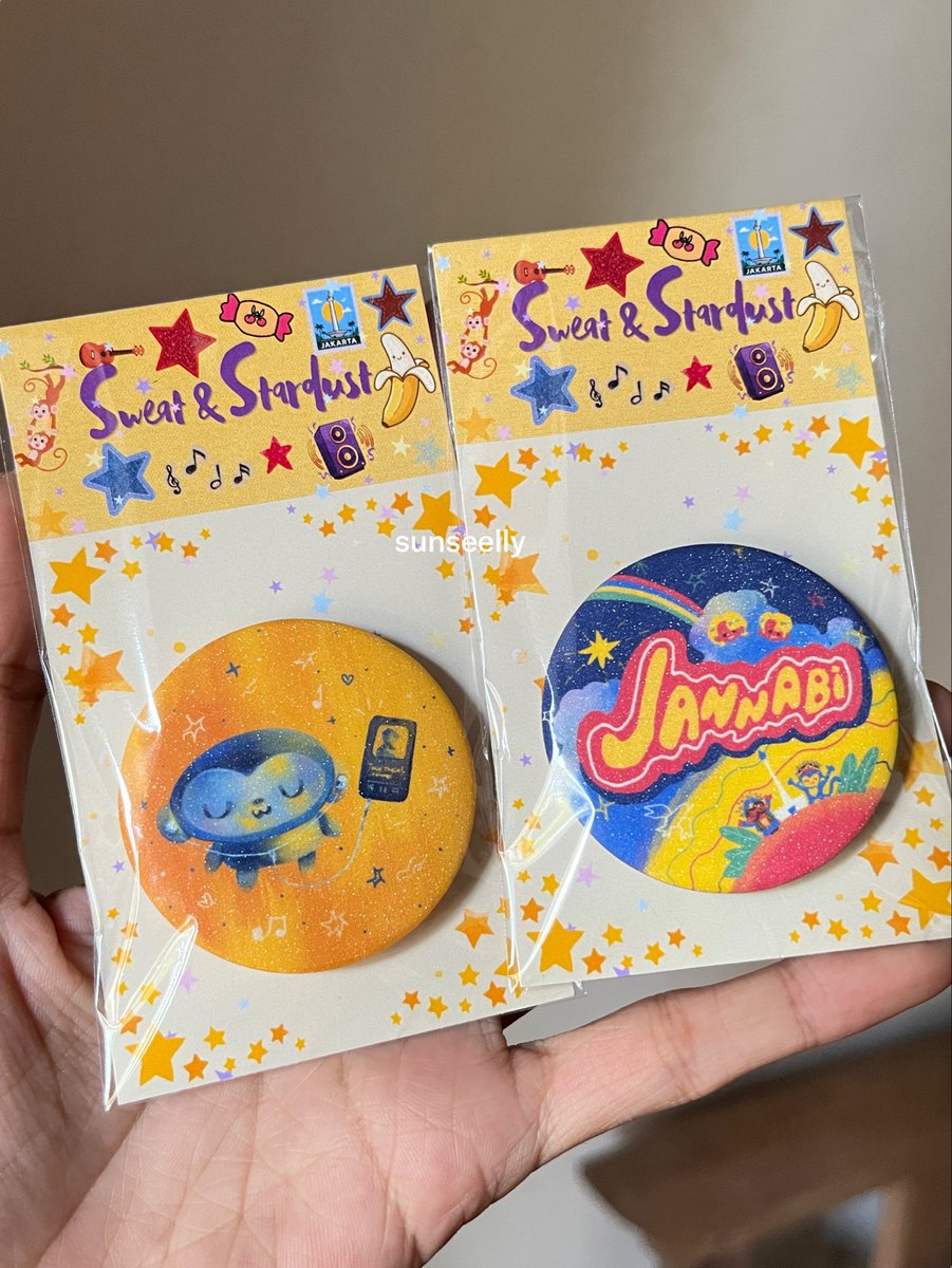 sunseelly's tweet photo. RT/LIKE ❤️🔄 are appreciated.

—freebies #JANNABI in JKT ⭐️🎪🍌

aku bikin dikit ajaa huhu buat siapapun nanti yg ketemu aku di venue, panggil aku aja yaa kalo masih ada…. jangan tepuk pundak, nanti takut jadi imam- bercanda yaa 😀

see yaaa next week!!! https://t.co/w3TXNSjOfT