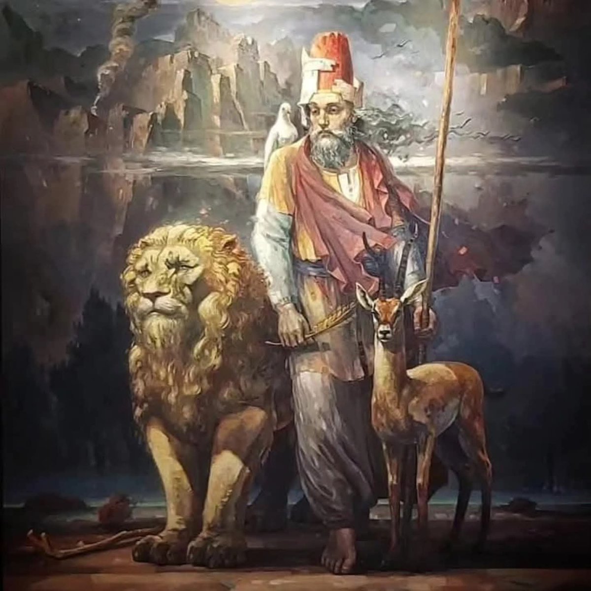 nedim__gulsen's tweet photo. "İlimden gidilmeyen yolun sonu karanlıktır" diyerek, akla ve bilime yaptığı vurgu ile insanlığa ışık tutan, "Dili, dini, rengi ne olursa olsun iyiler iyidir" diyen, sevgi ve barışın simgesi, Hacı Bektaş-ı Veli’yi saygıyla anıyorum...

#HacıBektaşiVeli https://t.co/EUymoWEgIk