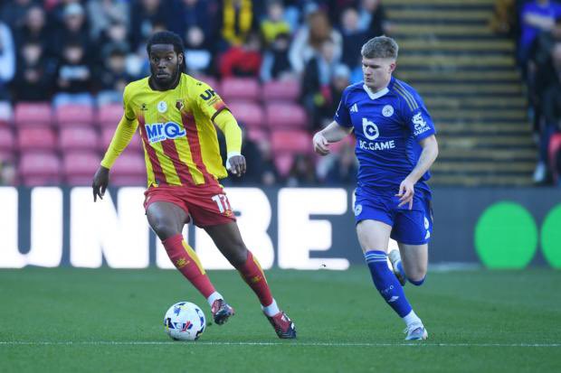 GlenDimmock's tweet photo. Pierre Ekwah shirt, Worn/issued in the annual Watford trust awareness fixture at vicarage road, a goalless draw against Leicester city, Pierre played 87 minutes before being replaced,
(D0-0 21/3/26) #watfordfc #footballshirt #footballshirtcollection
#matchworn #matchwornshirt https://t.co/EqsF7g6xBM