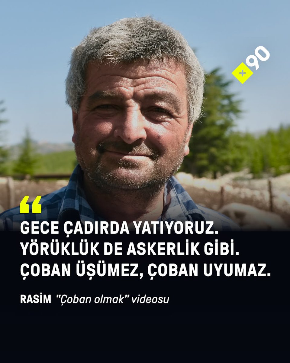 Jholsena's tweet photo. Çoban olmanın zorlukları neler?

Rasim Çatak çocukluğundan beri koyun güdüyor, hayvancılık yapıyor.

İşinin ciddi bir özveri gerektirdiğini belirten Rasim, adeta asker gibi çalıştığını söylüyor.

Enflasyonun ve giderlerin artması nedeniyle hayvancılı... https://t.co/YB4QYUgWox