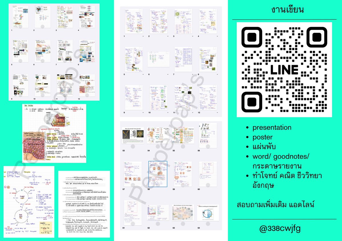 wonderhowulook's tweet photo. รับทำงาน/การบ้าน
- งานเอกสาร
- presentation/ poster
- พิมพ์งาน พิมพ์โจทย์ เขียนงาน (goodnotes/ กระดาษรายงาน)
- ทำโจทย์ชีวะ อังกฤษ

สอบถามเพิ่มเติมทางไลน์เลยนะคะ😸 #รับทำการบ้าน https://t.co/dt7w2y6ejt
