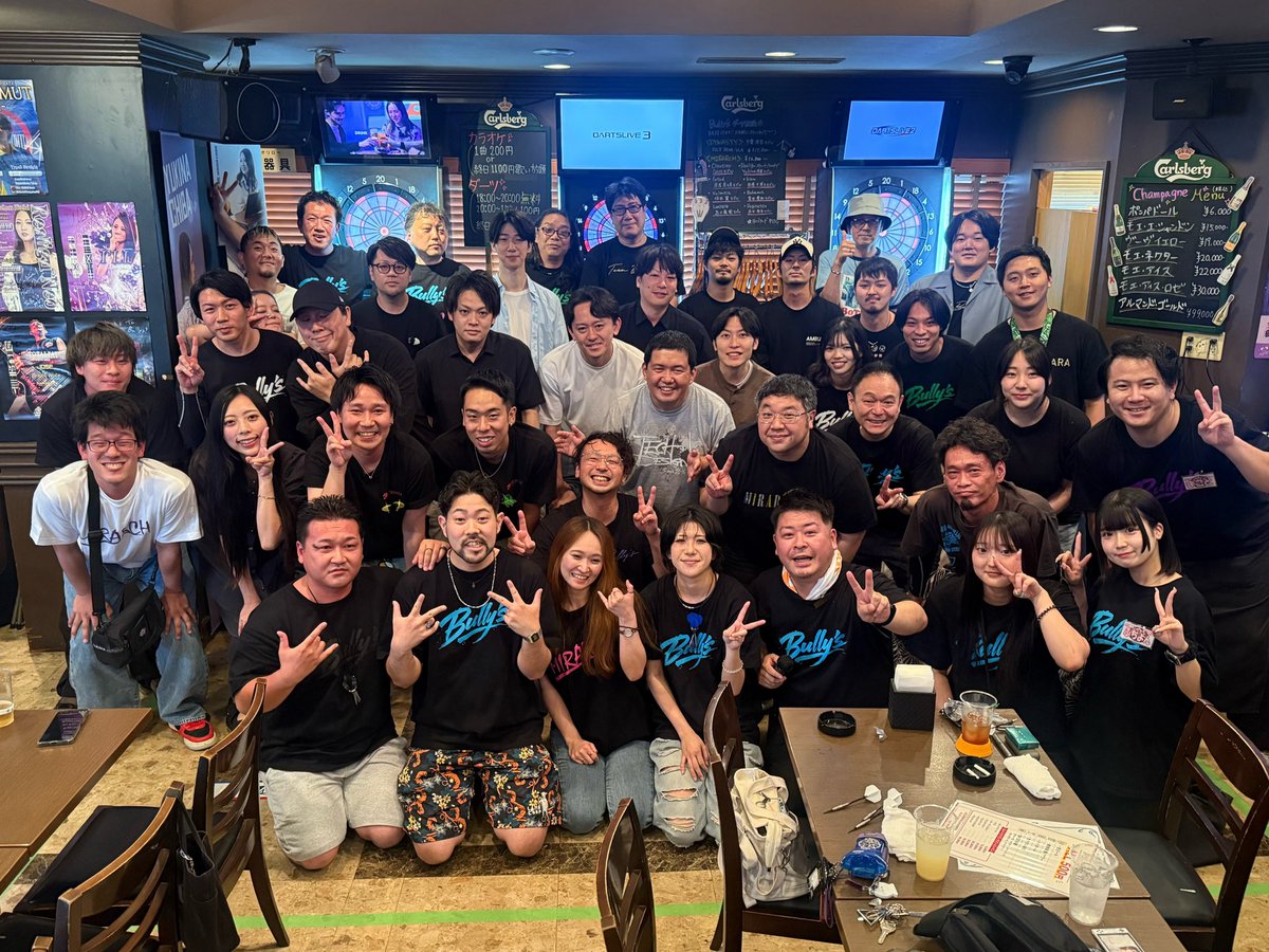 jiroBullys's tweet photo. 昨日の9周年ハウストーナメントにご参加いただいた皆様ありがとうございました😊‼️
10年目もよりよいお店作りを目指し、日々精進してまいりますので、よろしくお願いします🙇‍♂️

@BullysIKEBUKURO https://t.co/c9G5Ud6IPx