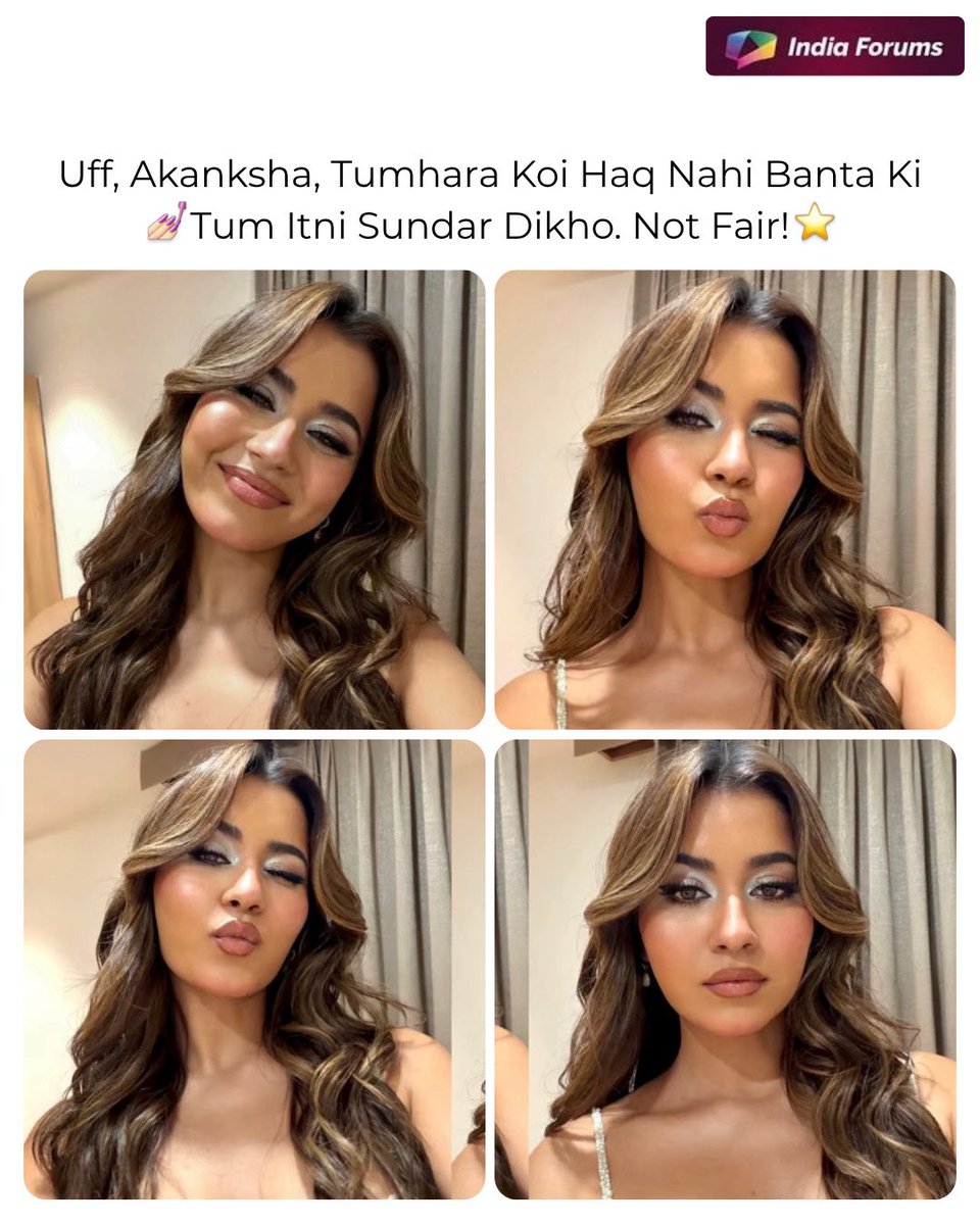 indiaforums's tweet photo. When The Makeup Eats And Leaves No Crumbs.
.
.
.
#AkankshaChaudhary #MakeupGoals #BeautySlay #GirlsGirl #IndiaForums https://t.co/5GC2EFL4qv