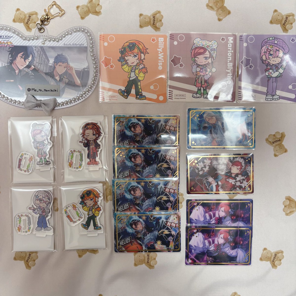 Me_ro_torihiki's tweet photo. 【交換】 エリオス まねきねこ コラボ
アクスタ コースター クリアカード

譲→画像参照
求→同種 グレイ

郵送希望
よろしくお願いいたします！ https://t.co/MiDsVimr00