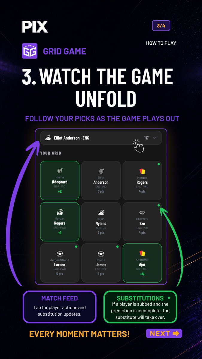 mysportspix_'s tweet photo. New to GRID GAME? Here’s how to play 👇️
Build your 3×3 grid for the Community Shield and lock in your nine predictions before kick-off at 3pm TODAY! 🚨
Play NOW ➡️ https://t.co/5STYmf6i1M
#MySportsPix #GridGame #Football https://t.co/IIeRRndJeA