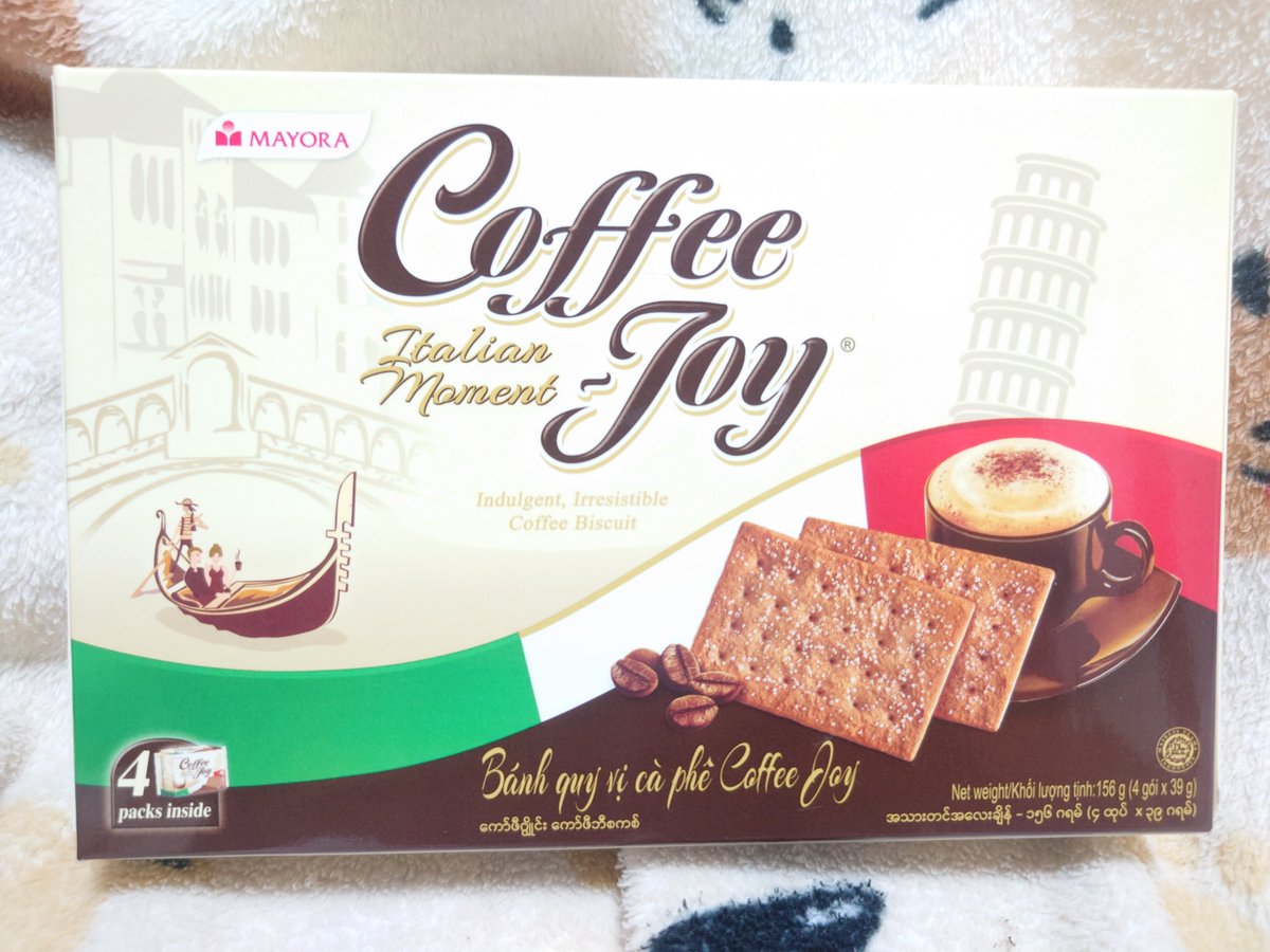 BNR34_sweets_m's tweet photo. コーヒージョイっていう甘くてコーヒーの香りがするクラッカー🤭
コーヒー好きな人はこのお菓子も好きになると思います🥰 https://t.co/MMQHwi8Y6p