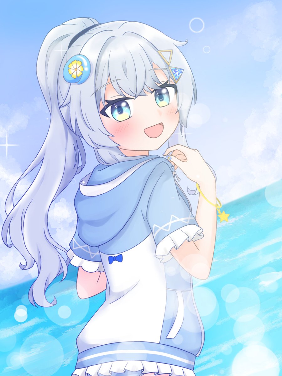 ruco4869_02's tweet photo. harukaze summer 2026
(水着パーカー!!）
 #みてみて遥風 https://t.co/ubflrJk59g