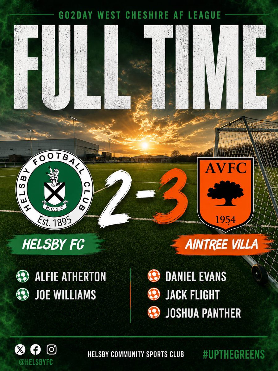 HelsbyFC's tweet photo. Firstly, well played Aintree who deserved their win.
As for us, we were well below par and only gave it a go in the last 10 mins when we were down to nine men.
Inconsistent with so many new faces, we need to get this out of our system and hit the levels we know we’re capable of. https://t.co/gLX1B06jtd