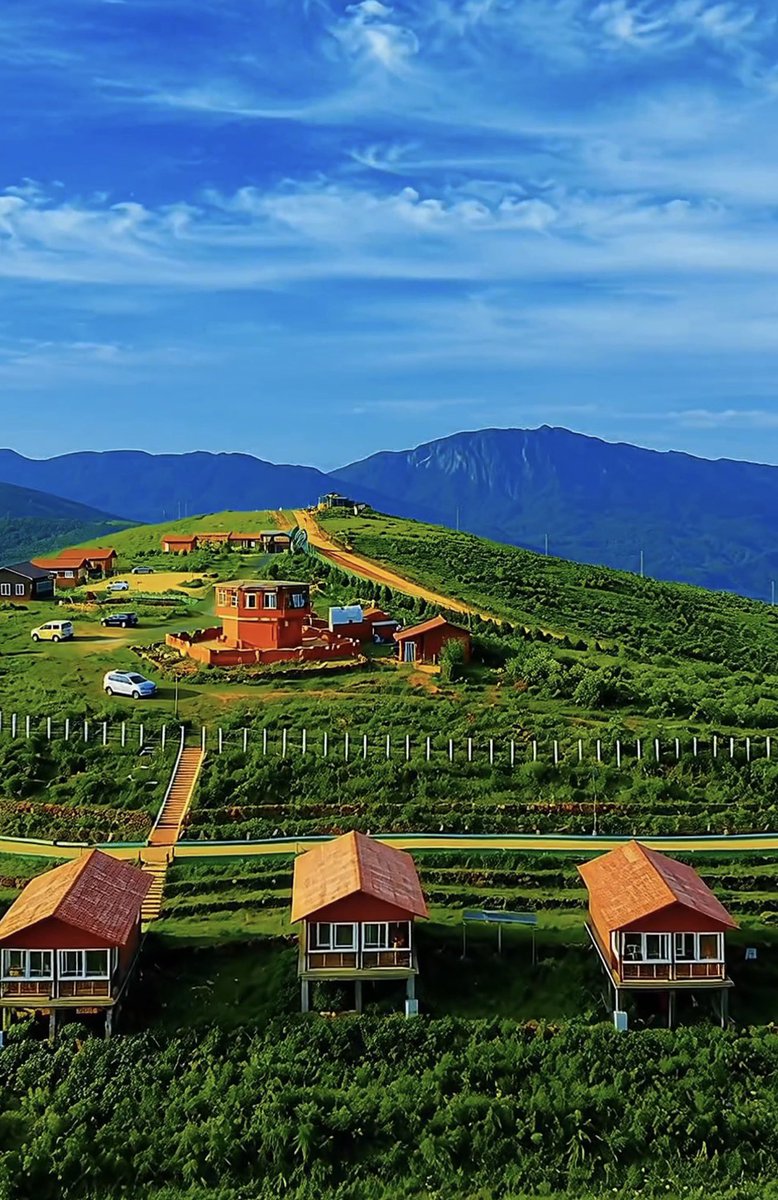manas_muduli's tweet photo. This is Deomali, the highest mountain peak in Odisha.

And sitting right on the mountain is this beautiful nature camp, surrounded by lush green hills and breathtaking views.

Odisha’s natural beauty is something else. https://t.co/odqhgjpELr