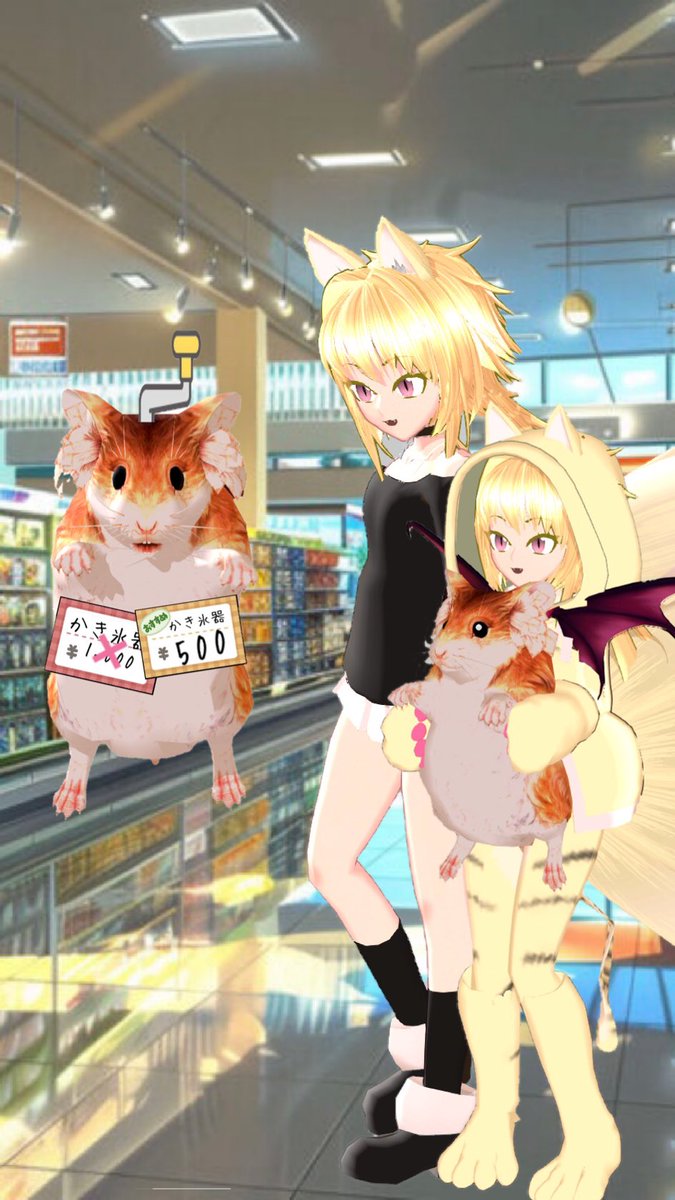 L48Rx's tweet photo. こん♪こーん♪
ころとおかいものいくんだよ
わぁ♪はむくんそっくりなんだぁ

ーーー
ころーわたしのはいちごしろっぷなんだよ〜 https://t.co/cBWELaNkki