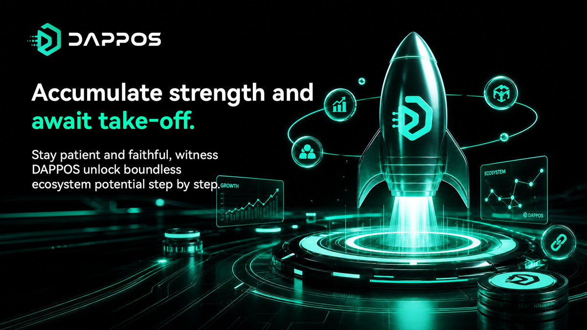 Transtar_TRS's tweet photo. Accumulate strength and await take‑off. Stay patient and faithful, witness DAPPOS unlock boundless ecosystem potential step by step. https://t.co/If7dkm5c1I